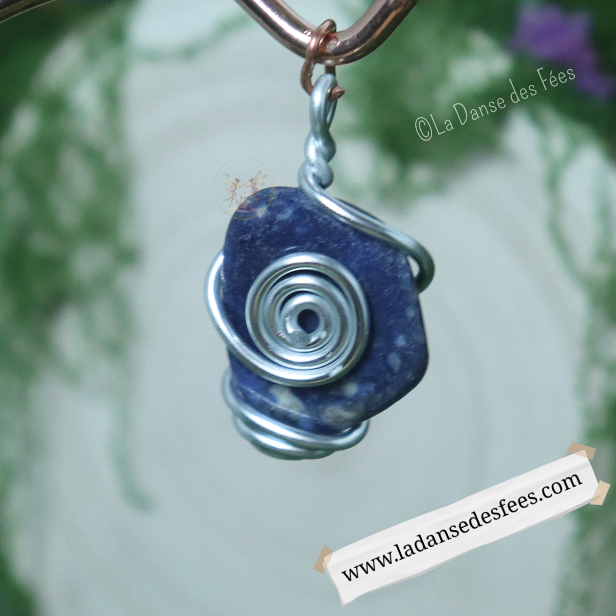 Pendentif de Sodalite