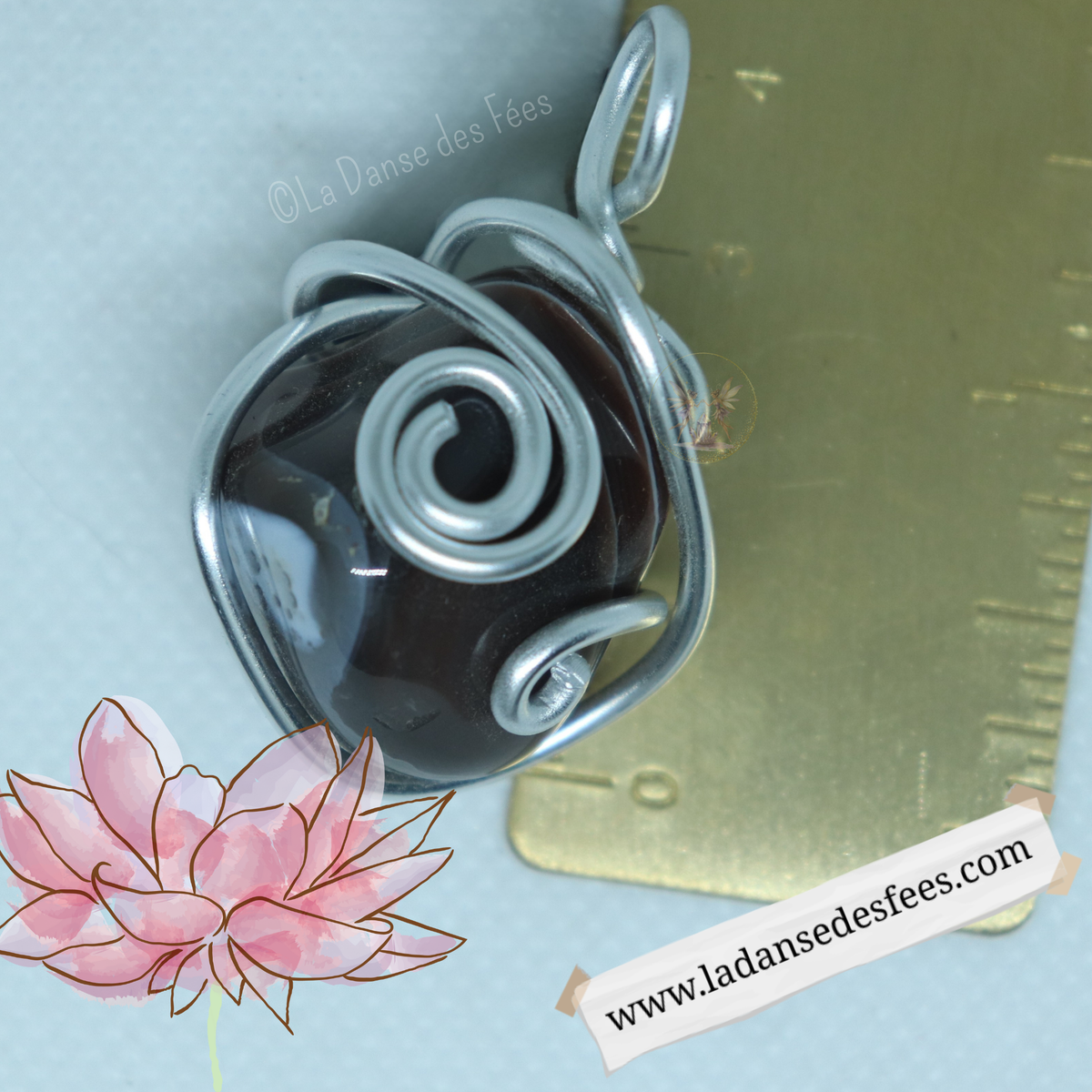Pendentif d’Agate du Botswana