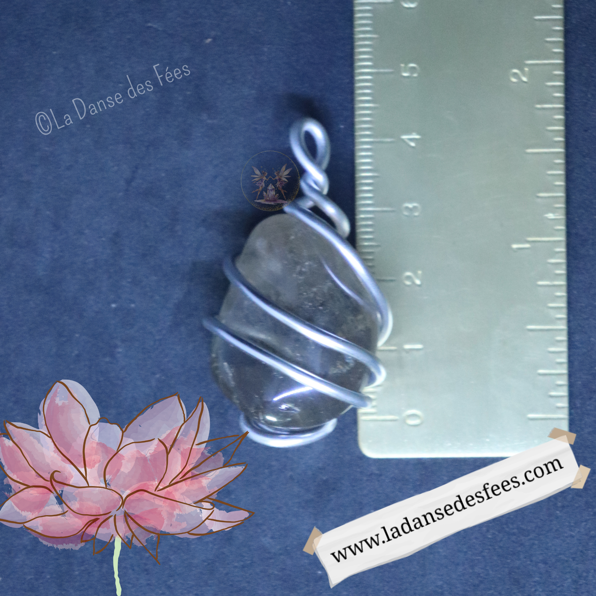 Pendentif de Quartz Fumé